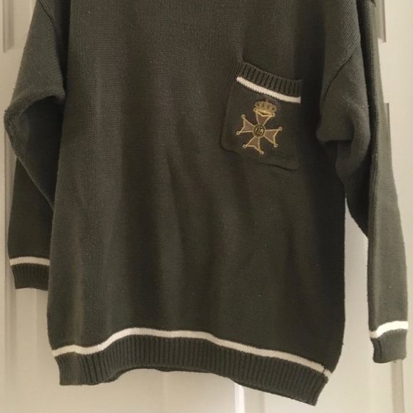 UEC Tarazzia International olive Sweater Size M - Picture 4 of 11